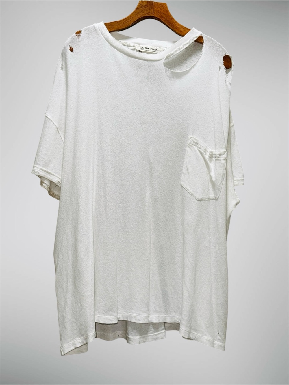 We The Free Ruby Tee in Ivory White size Large - Picture 2 of 8